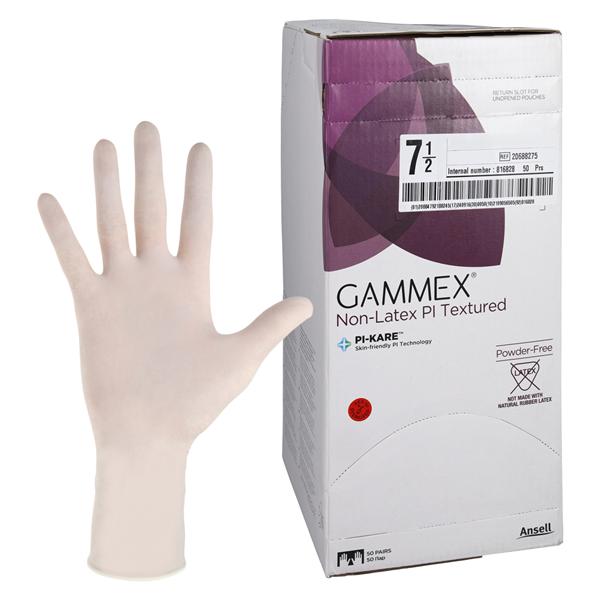 Gammex Polyisoprene Surgical Gloves 7.5 White, 4 BX/CA