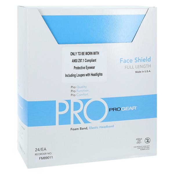 ProGear Face Shield Blue / Clear 24/Bx, 4 BX/CA