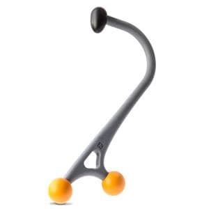 AcuCurve Cane Massage Tool 16.5x7" Gray/Black/Orange