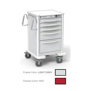 Slim Med Jr Medical Cart 24.5x23x24.5" (5) Drawer