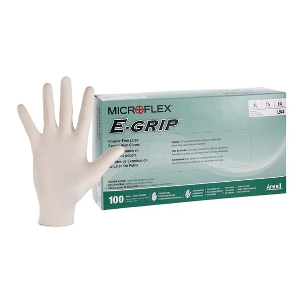E-Grip Exam Gloves X-Large Natural Non-Sterile