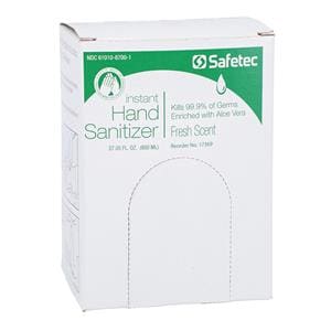 SafeTec Sanitizer 800 mL Bag in Box Fresh Scent Ea