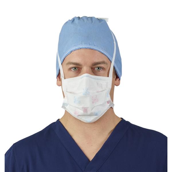 Surgical Mask ASTM Level 3 Anti-Fog Orange 50/Bx, 6 BX/CA