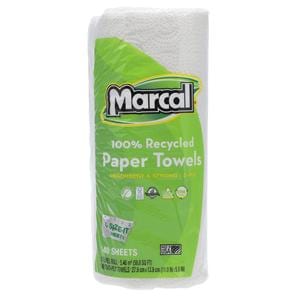 Marcal Paper Towel Recycled 5 in x 11 in White 12/Ca