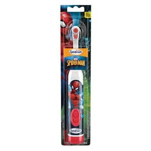 Arm & Hammer Spinbrush Battery Power Toothbrush Soft Spiderman Asst Col Ea