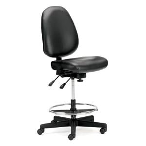 ErgoTask Task Stool Black 250lb Capacity