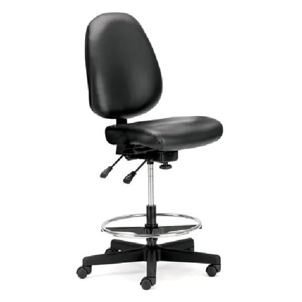 ErgoTask Task Stool Black 250lb Capacity