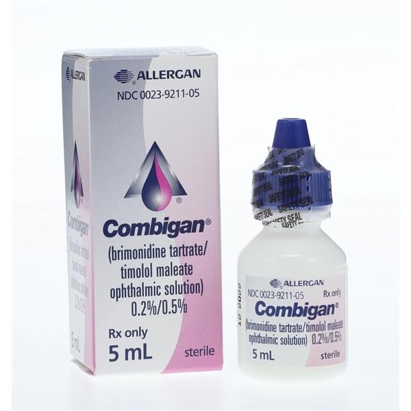 Combigan Ophthalmic Solution 0.2%/0.5% Bottle 5ml/Bt