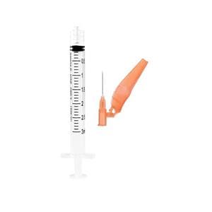 Sol-Care Luer Lock Syringe/Needle 25gx1.5" 3mL Safety Device LDS 50/Bx, 6 BX/CA