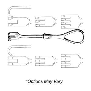 Volkman Surgical Retractor 8-1/2" Reusable Ea