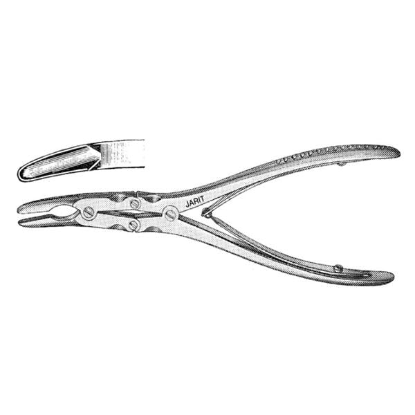 Rongeur Surgical Zaufel-Jansen 7" Slight Curve Reusable Ea