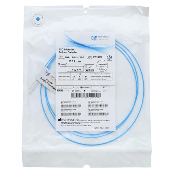 Micro-Tech Endoscopy Single Stage Dilation Balloon 230cm 15mm 2/Bx