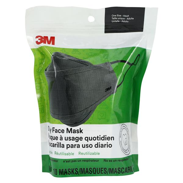 3M™ Daily General Use Non Medical Mask Adult None Gray 10/Pk, 12 PK/CA