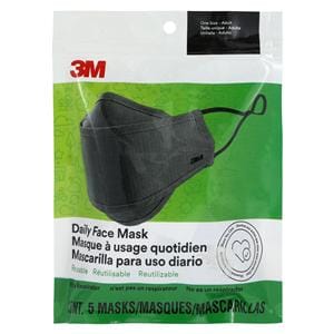 3M™ Daily General Use Non Medical Mask Adult None Gray 5/Pk, 12 PK/CA