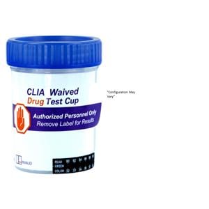 DOA: Drugs of Abuse Test Cup CLIA Waived 25/Bx