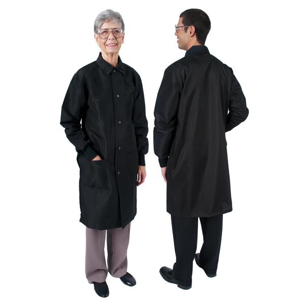 Coat 3 Pkts Lng Tprd Slves / Cffs f/ Overgloving 41 in Small Blk Unisex Ea