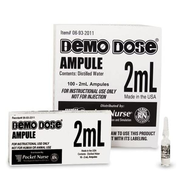 Demo Dose Simulated Ampule 100/Bx