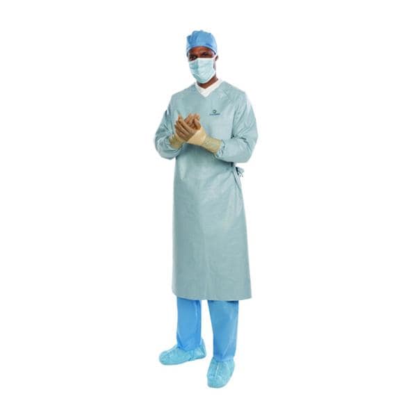 Aero Surgical Gown AAMI Level 4 Standard / Small / Medium Chrome 34/Ca