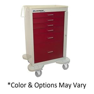 Classic Medical Cart (3) 3" Drawer/(2) 6" Drawer/9" Drawer Push Button Lock