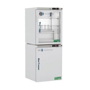 Pharmacy Refrigerator/Freezer 5.2 Cu Ft/4 Cu Ft Glass Door/Solid Door Ea