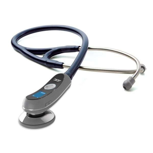 Adscope 658 Electronic Stethoscope Navy 2-Tube Ea