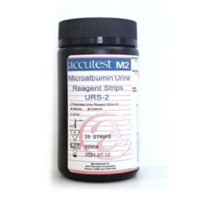 Accutest Microalbumin Urine Reagent Strip 25/Bx