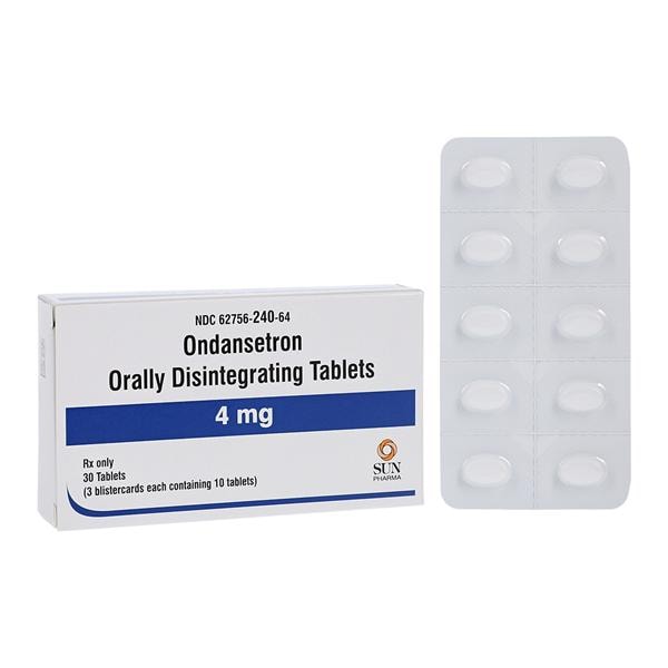 Ondansetron Orally Disintegrating Tablets 4mg Strawberry Unit Dose 3x10/UD