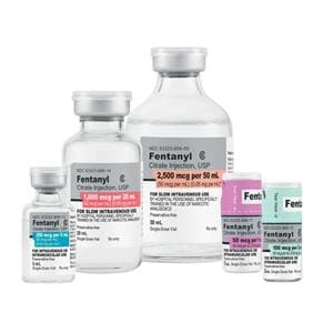 Fentanyl Citrate Injection 50mcg/mL SDV 50mL Each