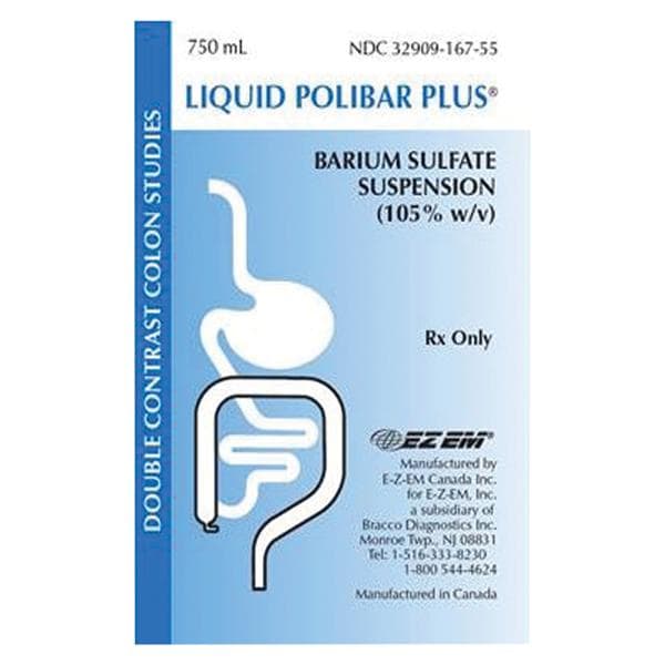 Polibar Plus Oral Suspension Bottle 750mL 6/Package