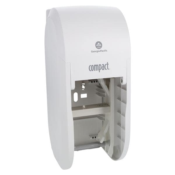 Compact Bathroom Tissue Dispenser White Ea