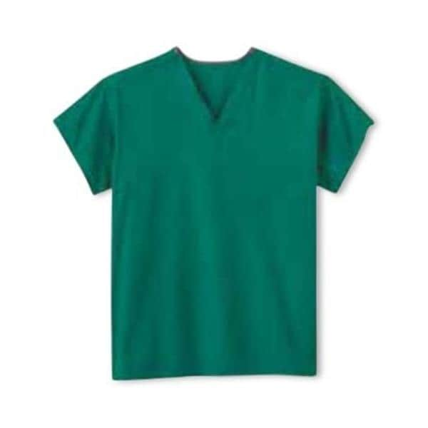 Scrub Top 26-28" Chest Forest Green Pediatric Medium Disposable 50/Ca