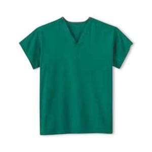 Scrub Top 29-31" Chest Forest Green Pediatric Large Disposable 50/Ca