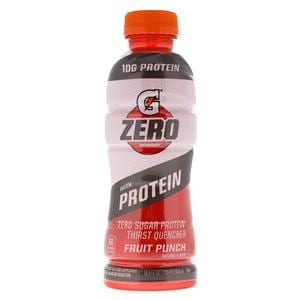 Gatorade G ZERO Protein Drink Protein Fruit Punch Bottle 12/Ca