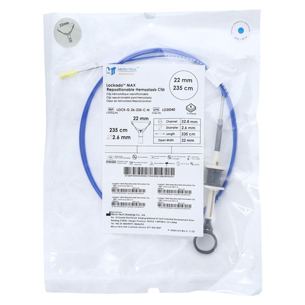 Lockado Hemostasis Clip 235cm 10/Bx