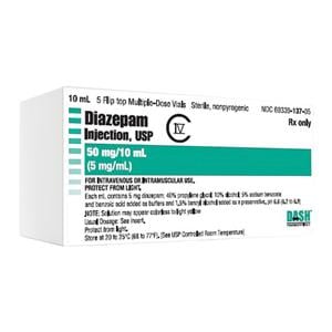 Diazepam Injection 5mg/mL MDV 10mL 5/Bx