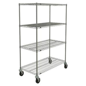 Super Erecta Brite Storage Cart 36x18x67-7/8" Stem Caster