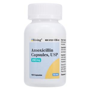 Amoxicillin Capsules 250mg Bottle 100/Bt