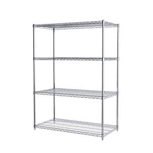 Shelving Wire 12x24x63" Chrome Finish Ea