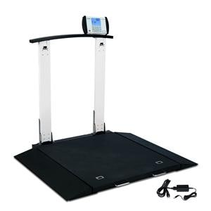 Wheelchair Scale 1000lb Capacity Lb/Kg LCD Ea