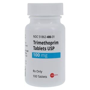 Trimethoprim Tablets 100mg Bottle 100/Bt