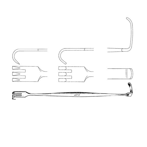 Senn Double Ended Retractor 6-1/4" Stainless Steel Reusable Ea