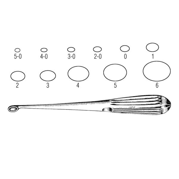 Bruns Bone Currette 9" Non-Sterile Reusable Ea