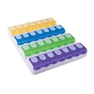 Ezy-Dose Organizer Pill Plastic Medium/7 Day For 1 Dose 6/Pk