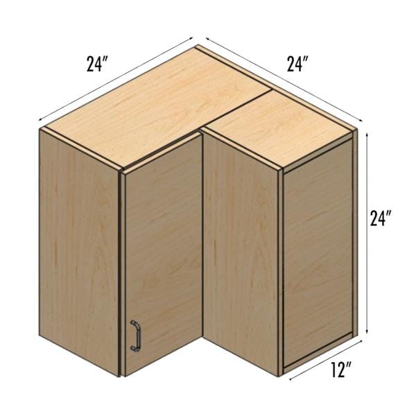 Cabinet Base (2) Hng Drs/(1) Adj Shlf Str-Edg Wl Med Cbnt 24x24x36" Ea