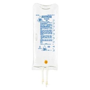 ICU Medical Injectable Solution 50% Dextrose 5000mL Bag 12/Ca