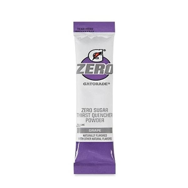 Gatorade G ZERO Powder Stick Grape Packet 120/Ca