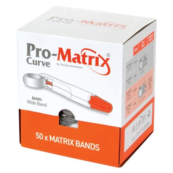 Pro-Matrix Curved Matrix Band Wide 50/Bx