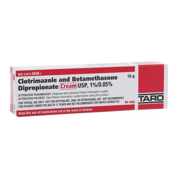 Clotrimazole/Betamethasone Dipropionate Topical Cream 1%/0.05% Tube 15gm/Tb