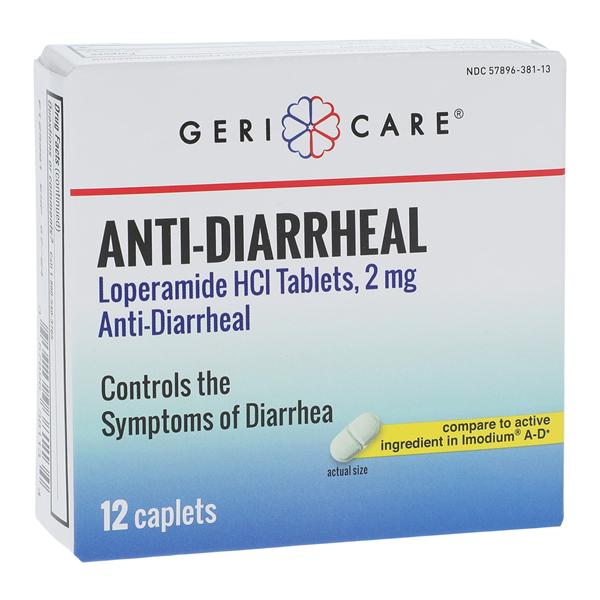 Loperamide HCl Caplets 2mg 12/Bx