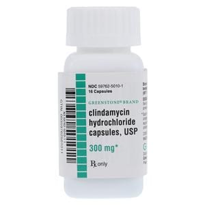 Clindamycin HCl Capsules 300mg Bottle 16/Bt